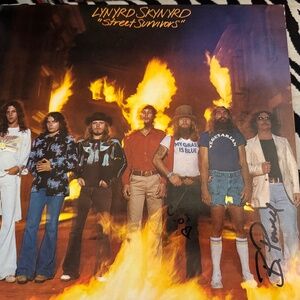 Lynyrd Skynyrd Street Survivors 1977 Vinyl Signed LP Billy Powell Autographed